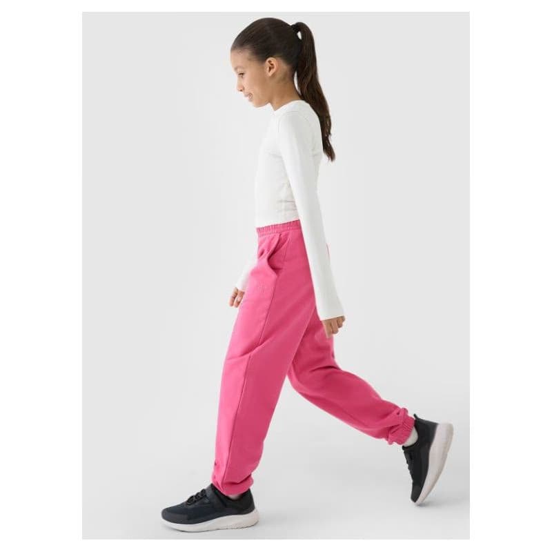 Dievčenské tepláky 4F JUNIOR TROUSERS CAS F0950-54S-PINK 5