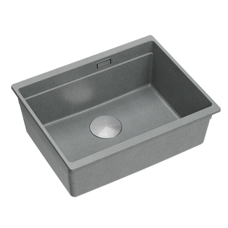 Quadron Quadron - Granitový drez Logan 100 Grey Metallic Zlaty HQJ6045U5_PVDG1_U 5
