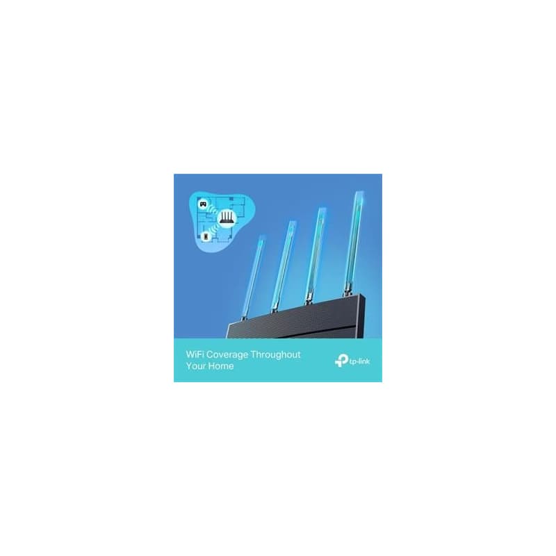TP-Link Archer AX12 - AX1500 WiFi 6 router, 3 x GLAN, 1 x GWAN, 2,4/5 GHz, WPA3, MU-MIMO, Beamforming 5