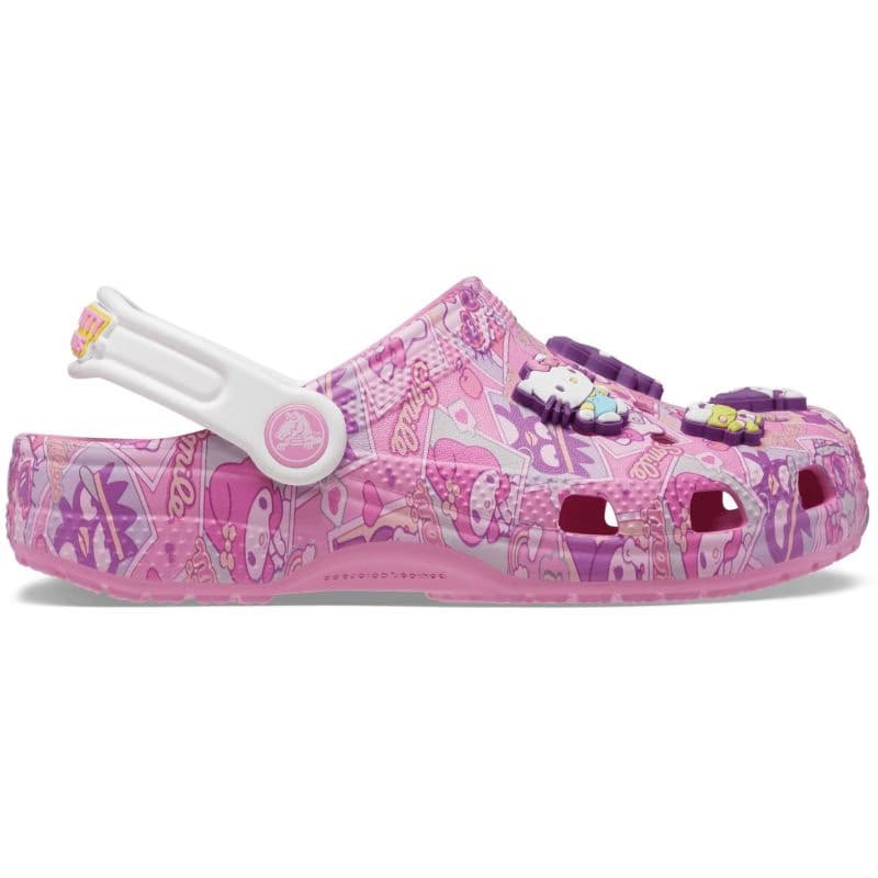 Dievčenské kroksy (rekreačná obuv) CROCS Classic Hello Kitty Clog pink 2