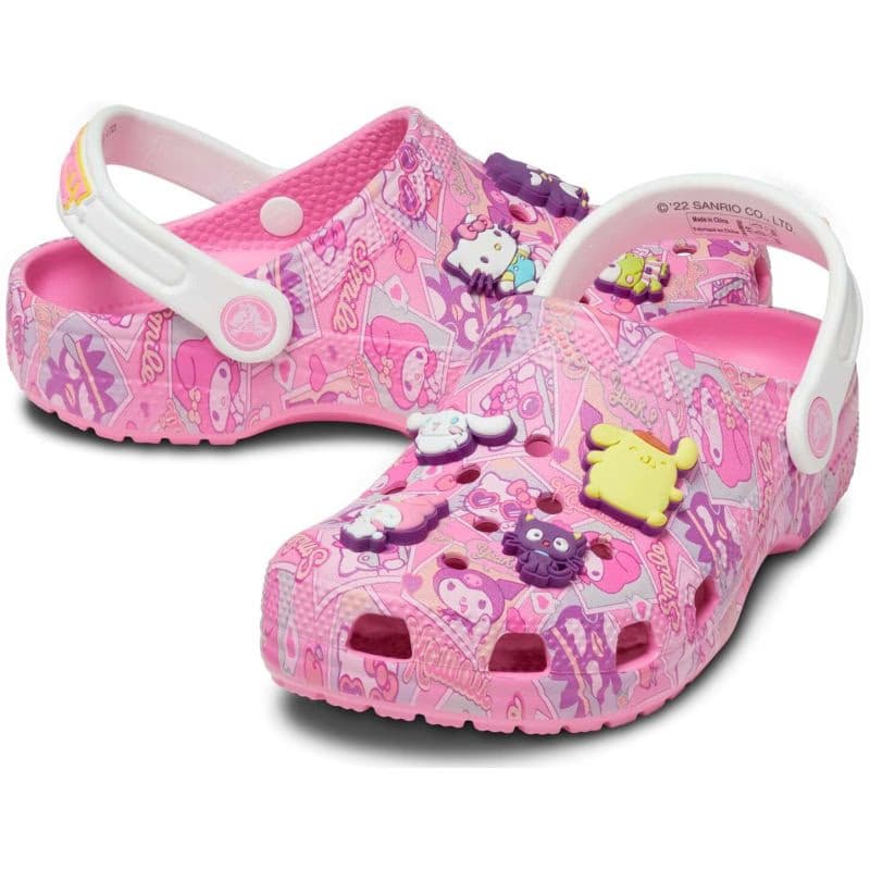 Dievčenské kroksy (rekreačná obuv) CROCS Classic Hello Kitty Clog pink 3