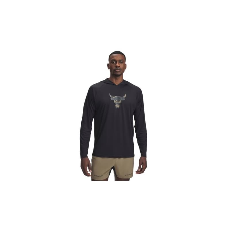 Pánska mikina s kapucňou UNDER ARMOUR PROJECT ROCK Isochill HD-BLK 1