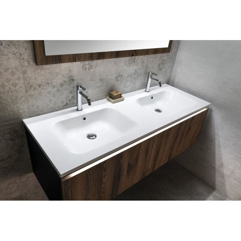 SAPHO - LOREA skrinka 140x46x51,5cm (70+70cm), biela matná LE070-3131-01 6