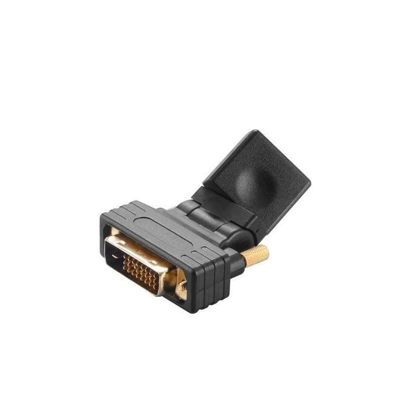 AKASA - uhlová redukcia DVI-D na HDMI 1