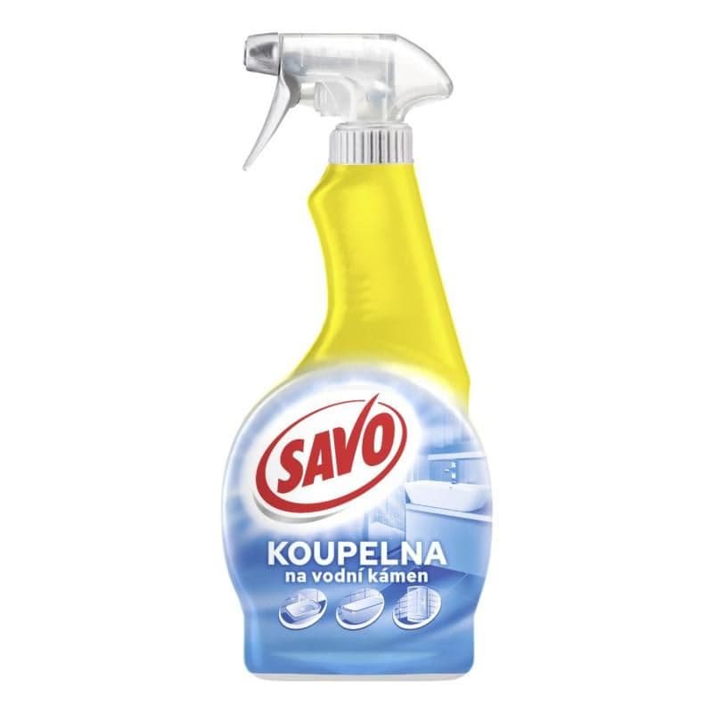 Čistič kúpeľňa na vodný kameň Savo sprej 500ml 1