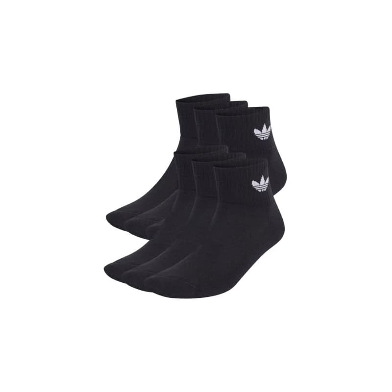 Ponožky ADIDAS 6 PACK-MID ANKLE SCK-BLACK 1