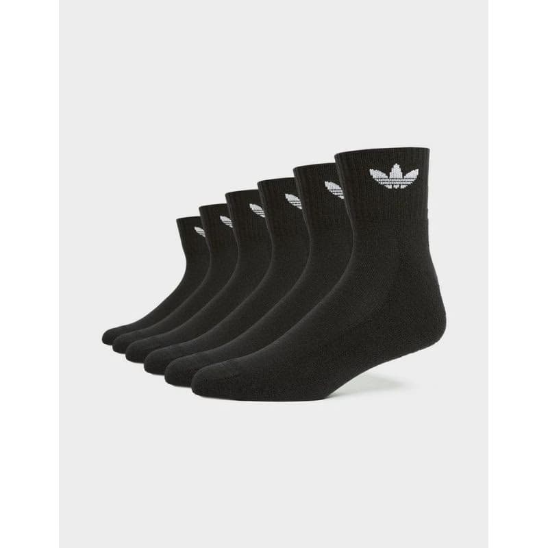 Ponožky ADIDAS 6 PACK-MID ANKLE SCK-BLACK 2