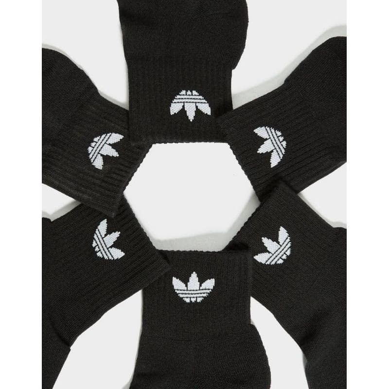Ponožky ADIDAS 6 PACK-MID ANKLE SCK-BLACK 5