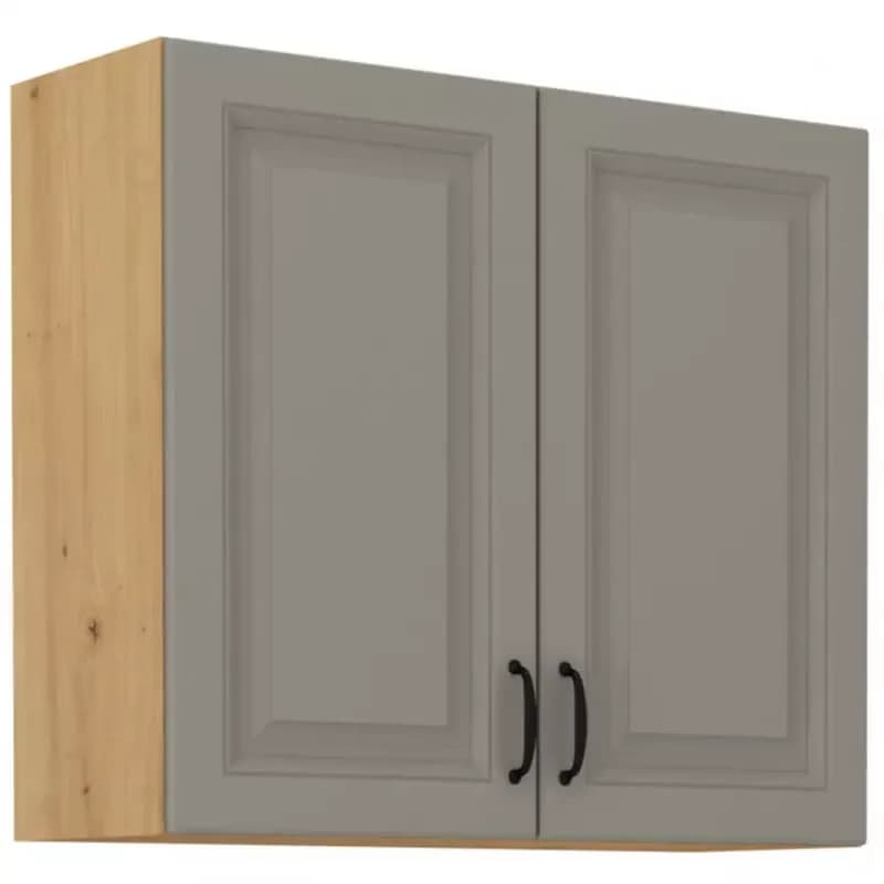 Kuchynská skrinka Stilo claygrey/artisan 80g/72 2f 1
