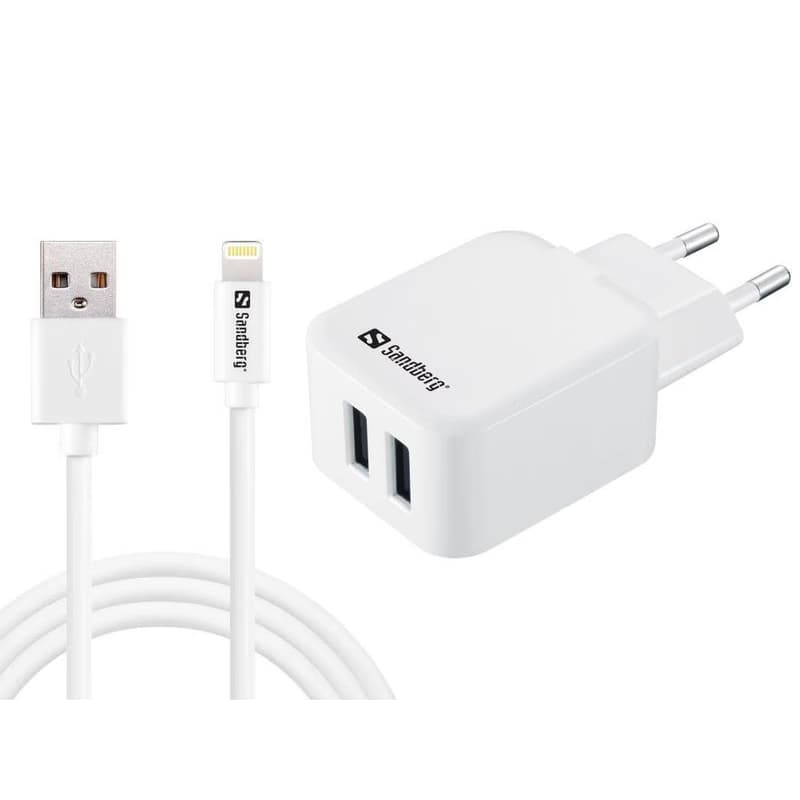 Sandberg AC Charger EU Lightning 2.4A 2