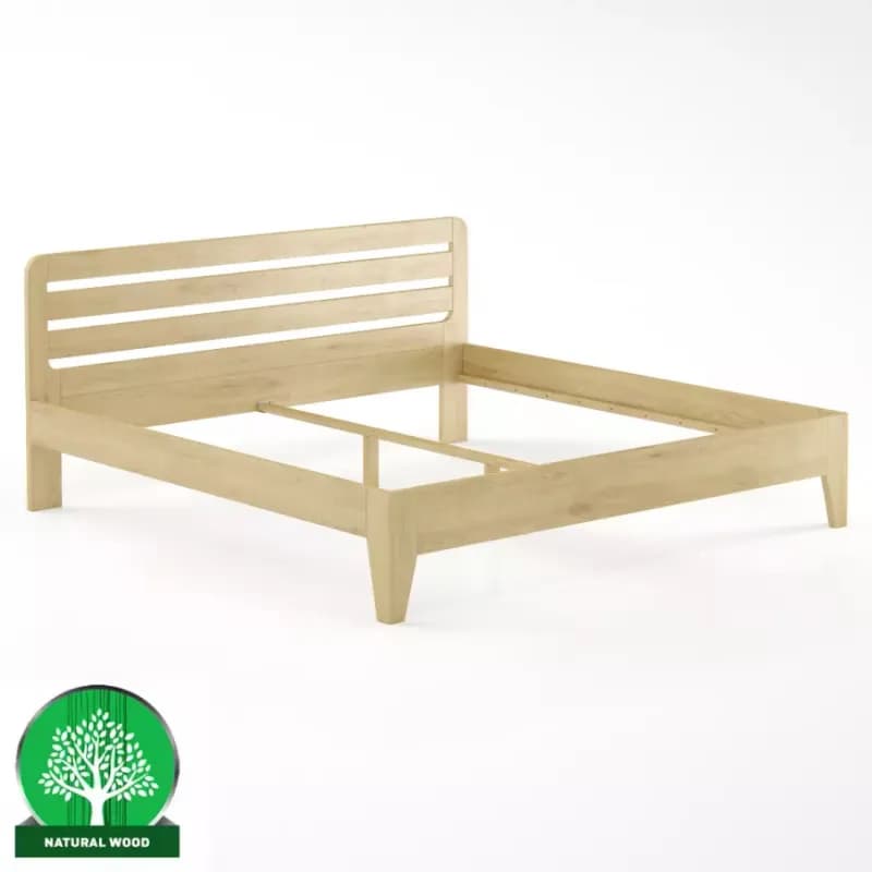 Posteľ buková LK189–180x200 prírodné 1