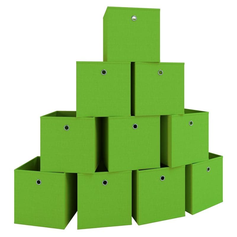 Skladací box Boxas, 10 ks, zelený 1