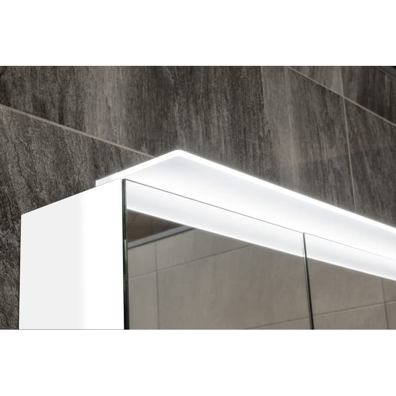 SAPHO - LINEX galérka s LED osvetlením, 80x70x15cm, biela LX080-0030 4