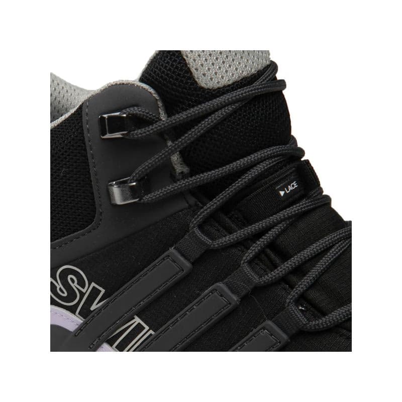 Dámska členková turistická obuv ADIDAS Terrex Swift R2 Mid GTX Ws core black solid grey purple tint 6