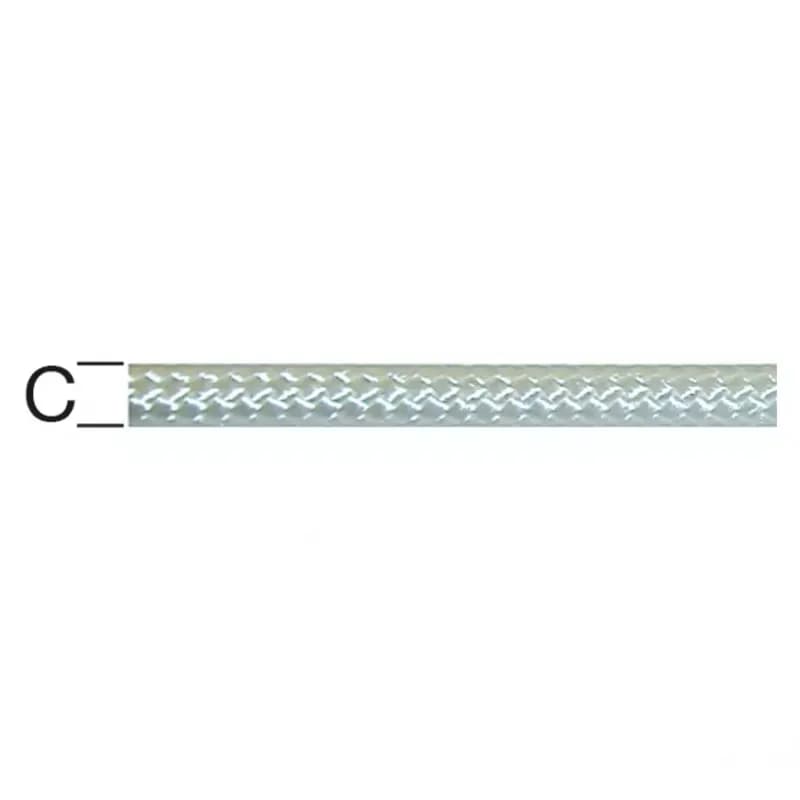 Polyamidové Lano Biela – Priemer 4 mm - Tovar na Mieru 1