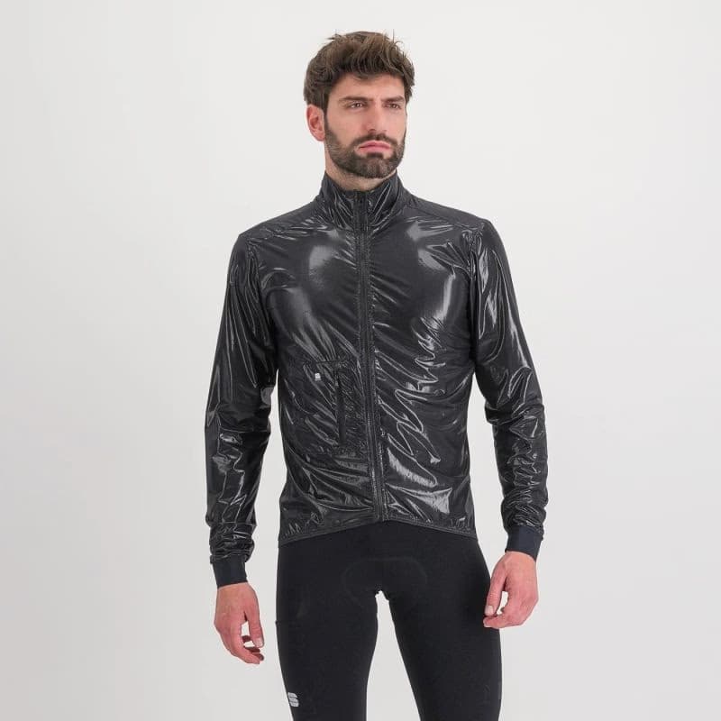 Pánska cyklistická bunda SPORTFUL Giara packable jacket, black 2