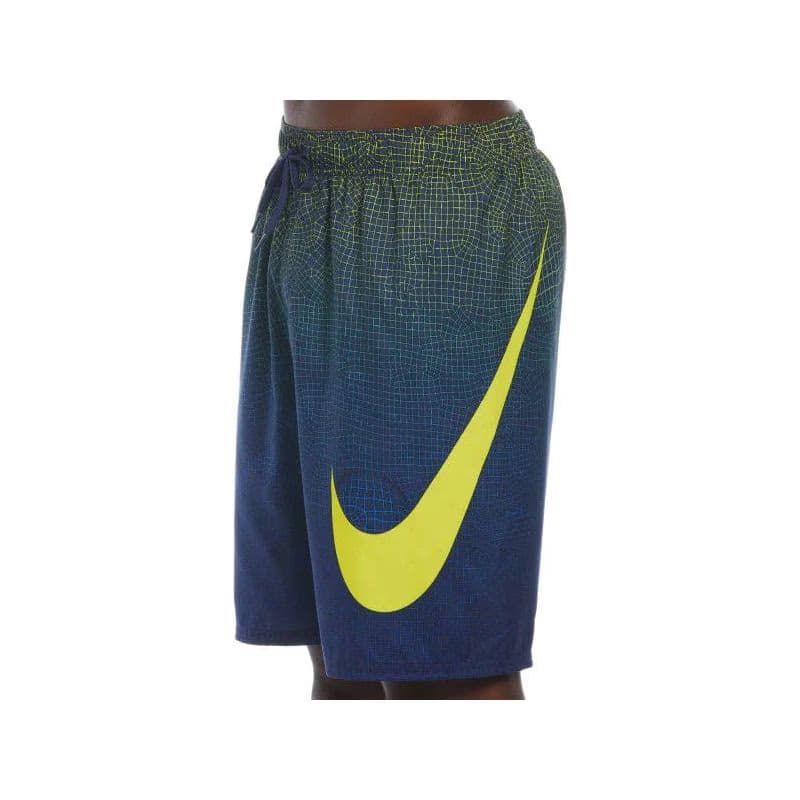 Pánske plavky NIKE SWIM Grid Swoosh Breaker 9 inch-730-opti yellow 2
