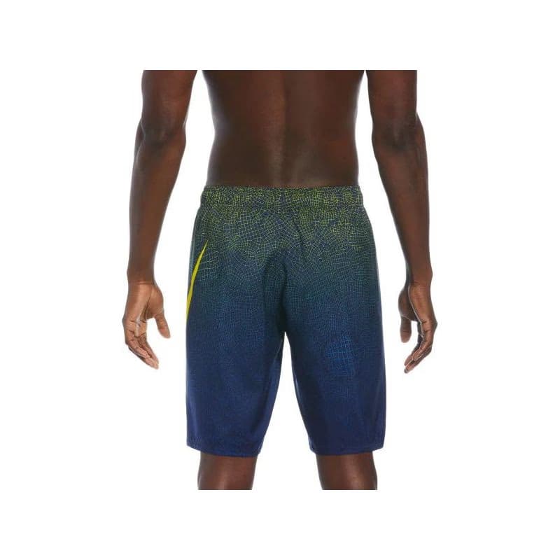 Pánske plavky NIKE SWIM Grid Swoosh Breaker 9 inch-730-opti yellow 3
