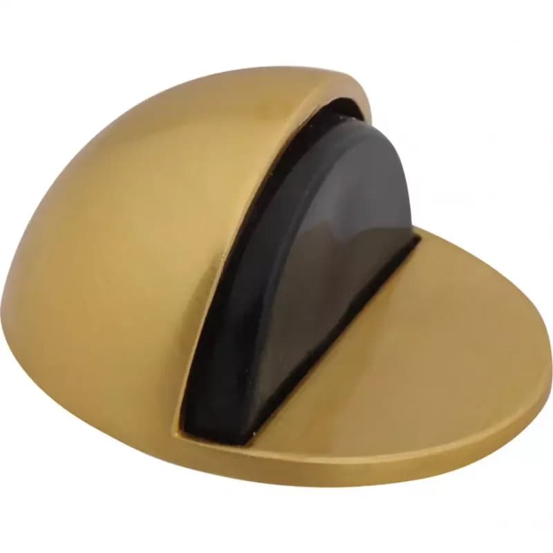Guľový doraz dverí DB-001-S  mosadz satina (samolepiaci) 1