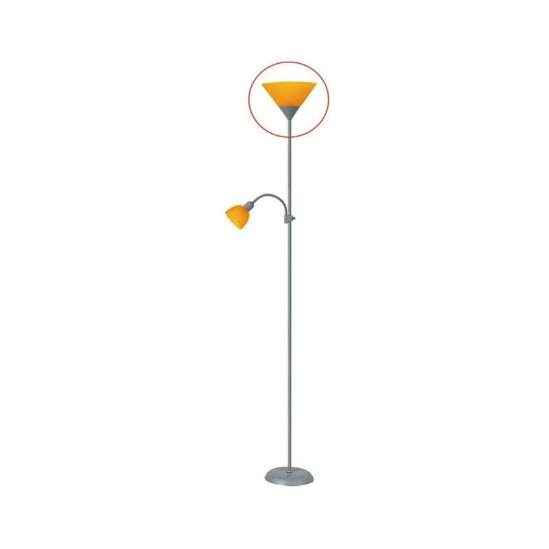 Rabalux 4026 - Náhradné tienidlo pre stojaciu lampu ACTION E27, veľké, oranžové 9808 1