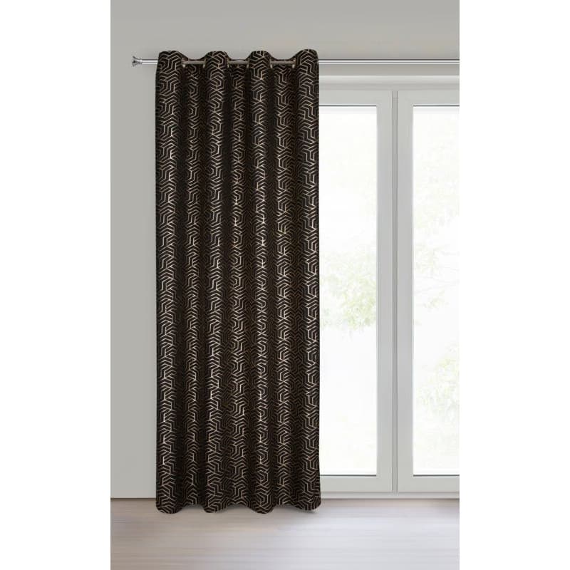 ArtFir Záves SEMI K | čierna 140 x 250 cm 3