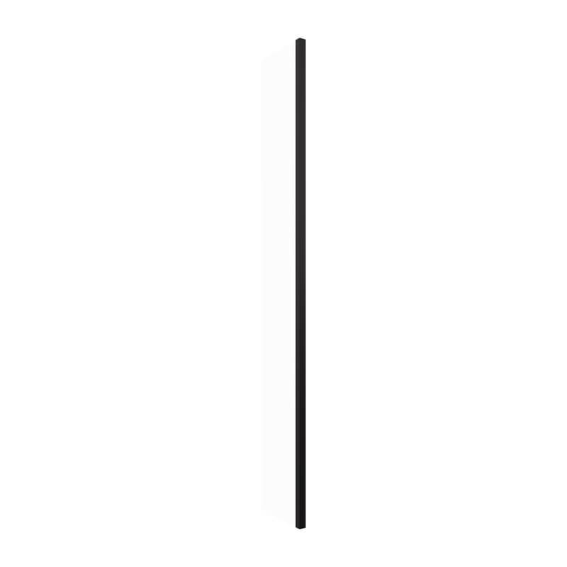 OMNIRES - MARINA bočná stena, 30 cm čierna mat / transparent /BLMTR/ DNR30XBLTR 1