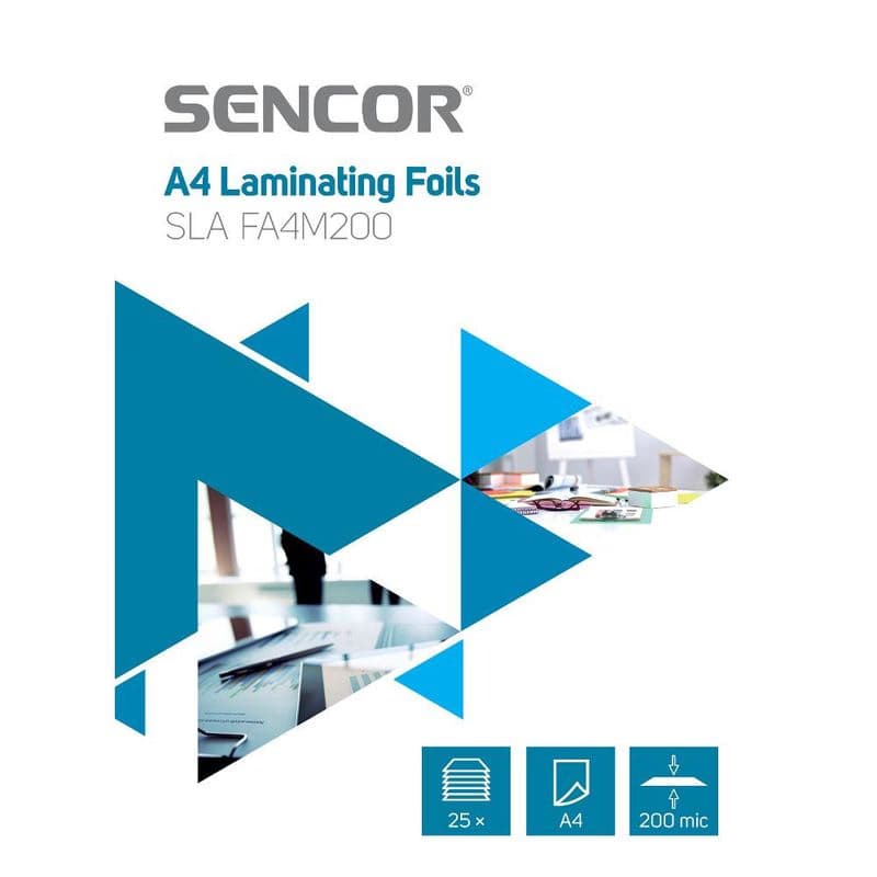 SLA FA4M200 Fólia A4 200mic 25ks SENCOR