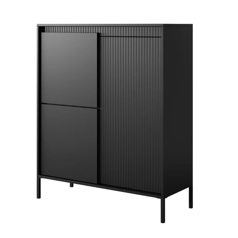 ArtLas Komoda SPIRIT 3D | čierna 1