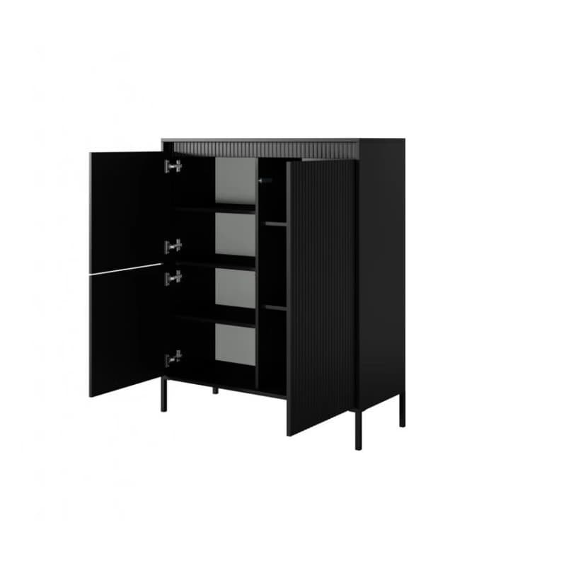 ArtLas Komoda SPIRIT 3D | čierna 5
