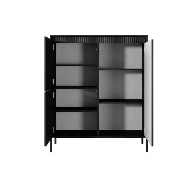 ArtLas Komoda SPIRIT 3D | čierna 6