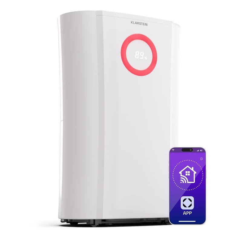 Klarstein DryFy Pro Connect 20 Smart, odvlhčovač, WiFi, kompresia, 20l/d, 35-50m² 1