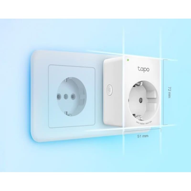 TP-Link Tapo P110 múdra WiFi mini zásuvka (3680W, 16A, 2, 4 GHz, BT) 6