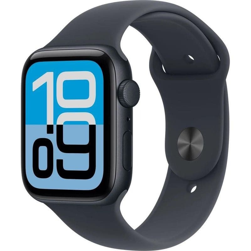 Apple Watch SE 3 GPS 44mm Midnight Aluminium Case with Midnight Sport Band - M/L 1