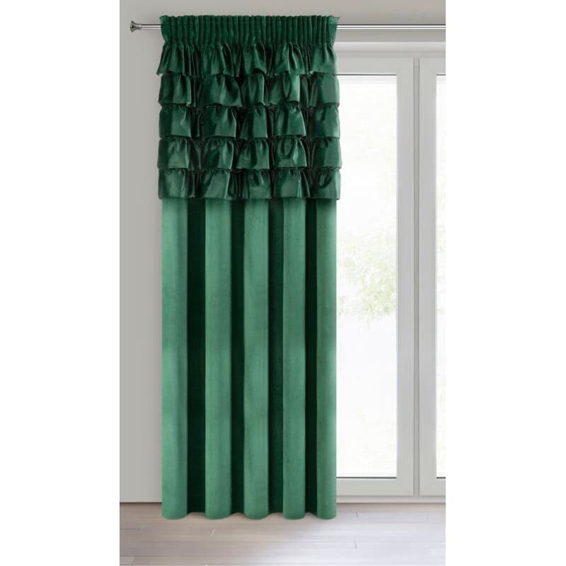ArtFir Záves AURA P | tmavozelená 140 x 270 cm 2