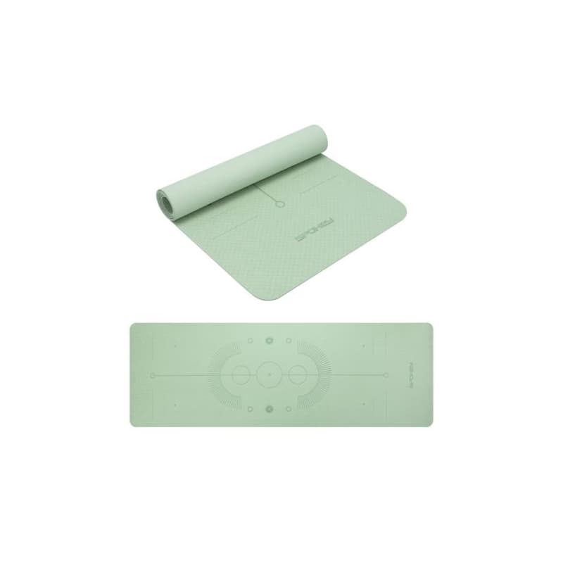Fitness podložka SPOKEY MANDALA mat 183 x 61 x 0,4 cm green