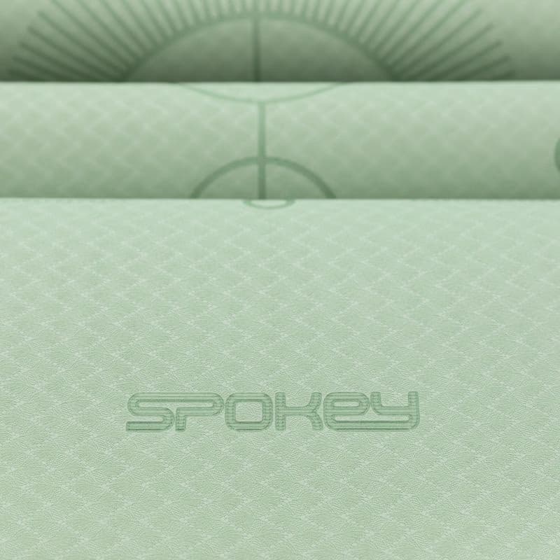 Fitness podložka SPOKEY MANDALA mat 183 x 61 x 0,4 cm green 5
