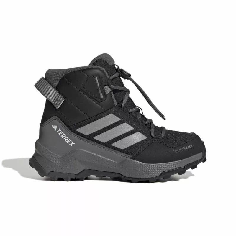 Juniorské členkové zimné topánky ADIDAS Terrex AX4R CW+ Jr core black matte silver grey six 2