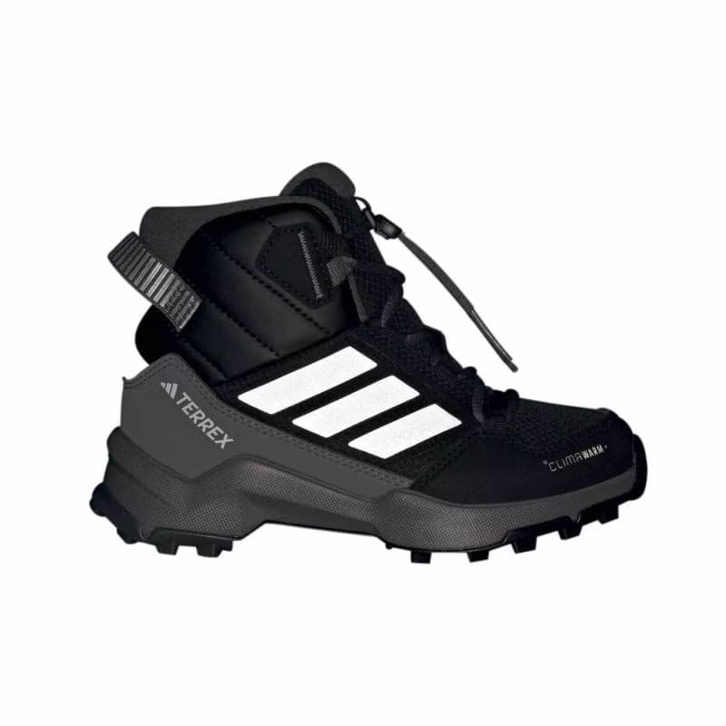 Juniorské členkové zimné topánky ADIDAS Terrex AX4R CW+ Jr core black matte silver grey six 4
