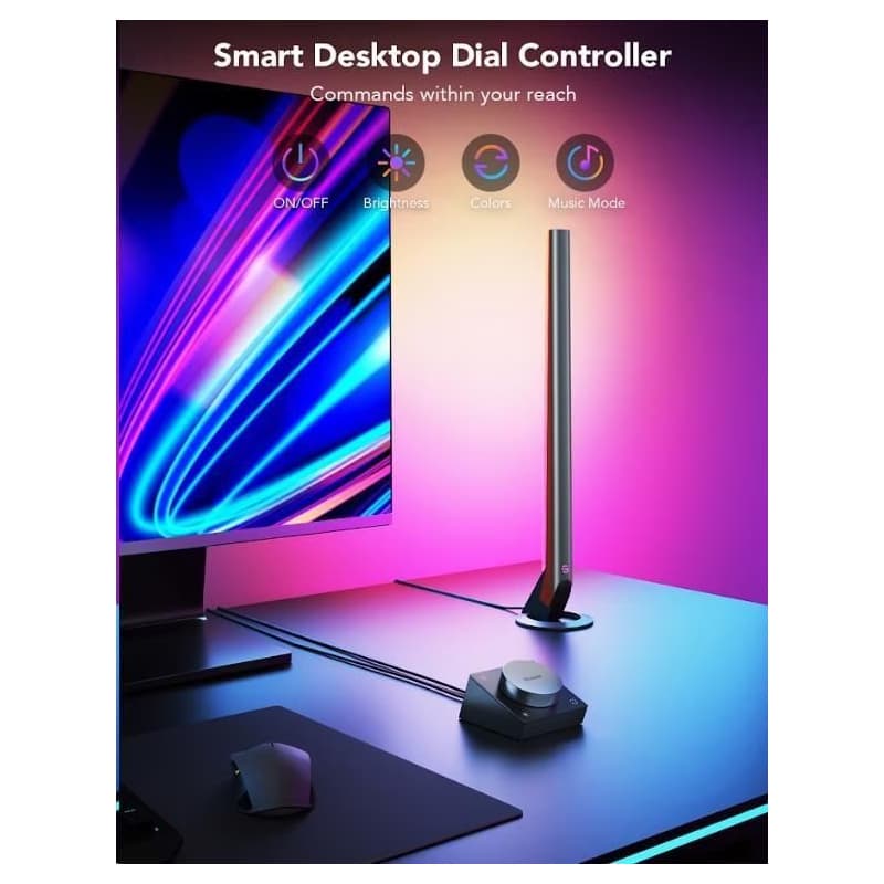 Govee Smart Gaming WiFi LED Panely + Smart Dual ovládač White 2