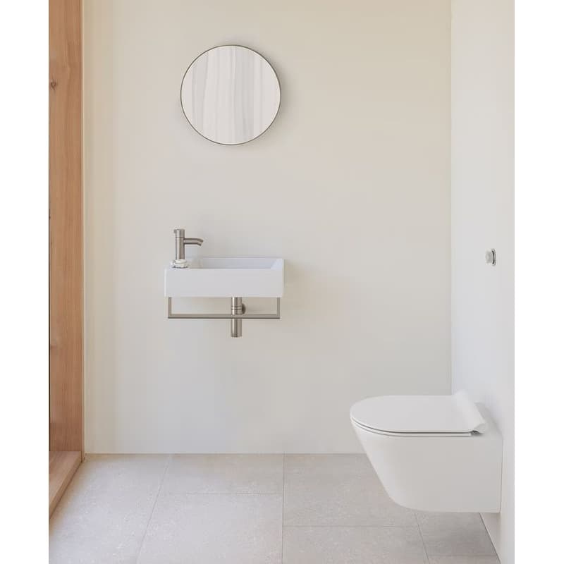 GSI - KUBE X keramické umývadlo 50x25 cm, pravé/ľavé, biela ExtraGlaze 9486111 3