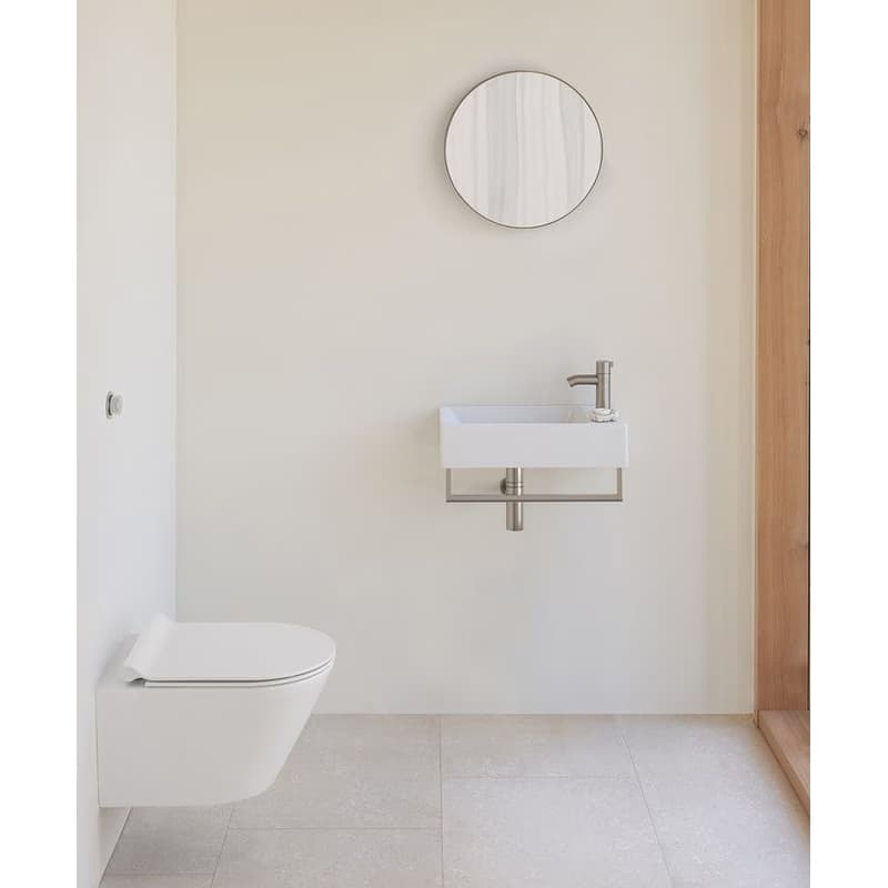 GSI - KUBE X keramické umývadlo 50x25 cm, pravé/ľavé, biela ExtraGlaze 9486111 4