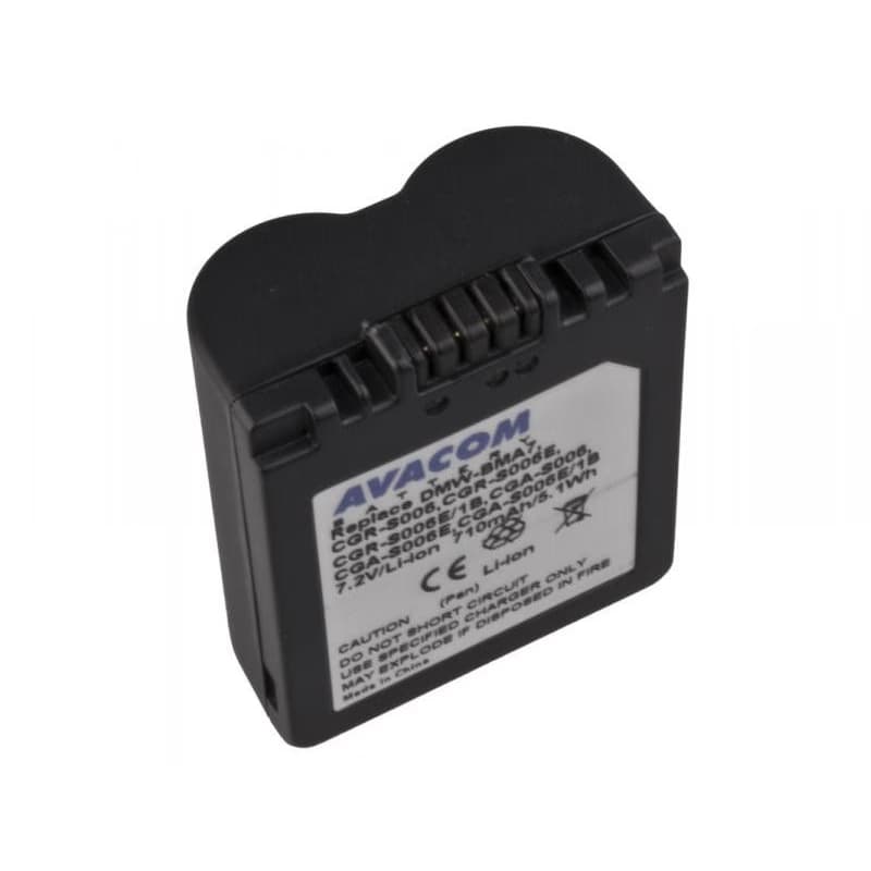 AVACOM Panasonic CGA-S006, DMW-BMA7, Leica BP-DC5 Li-ión 7.2V 710mAh 5.1Wh 2