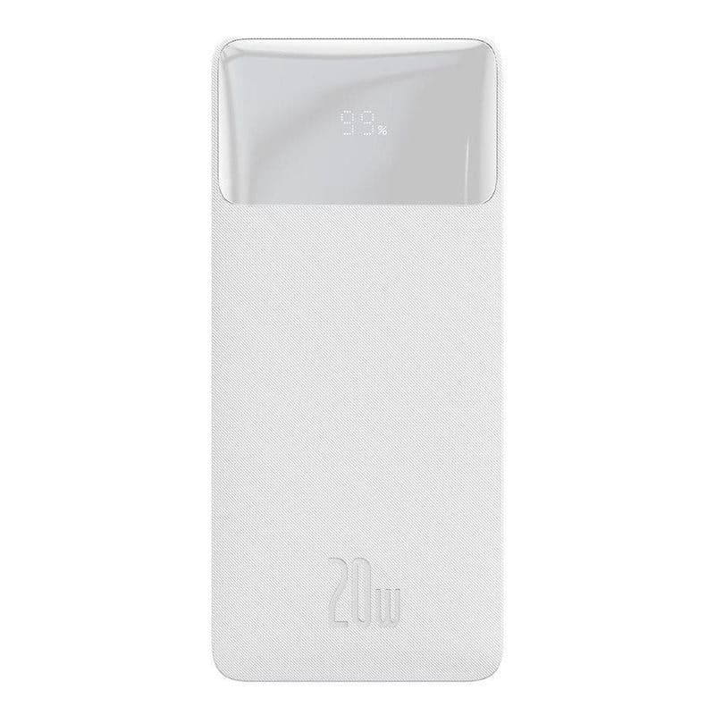 Baseus Bipow powerbanka s digitálnym displejom 30000mAh 20W biela 1