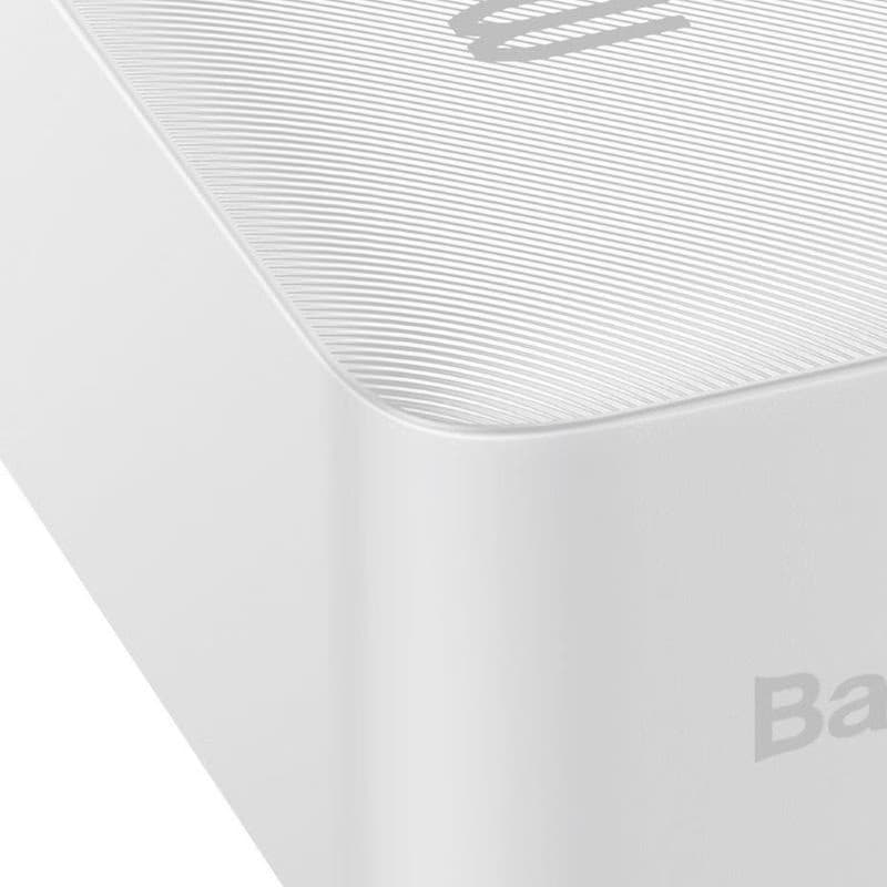 Baseus Bipow powerbanka s digitálnym displejom 30000mAh 20W biela 5