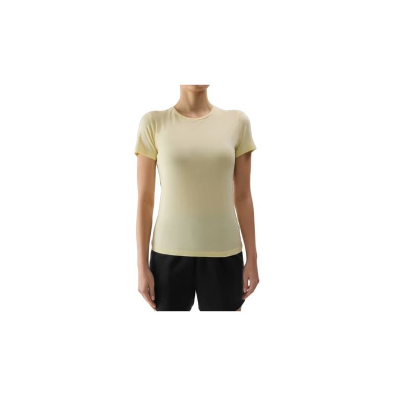 Dámske tričko s krátkym rukávom 4F TSHIRT-WSS24TTSHF1267-73S-LIGHT LEMON 1