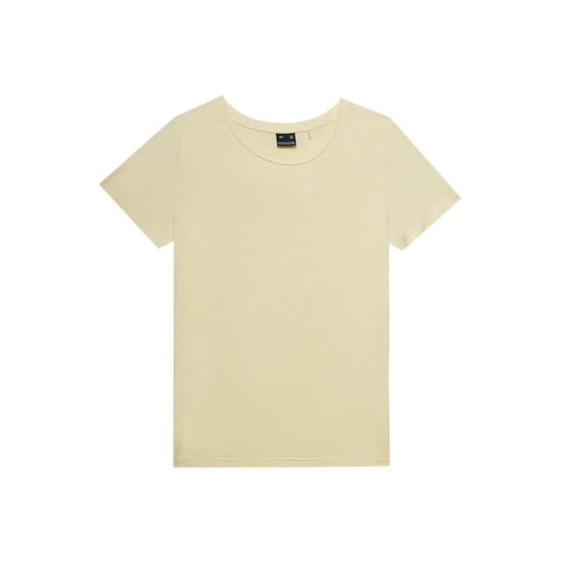 Dámske tričko s krátkym rukávom 4F TSHIRT-WSS24TTSHF1267-73S-LIGHT LEMON 5