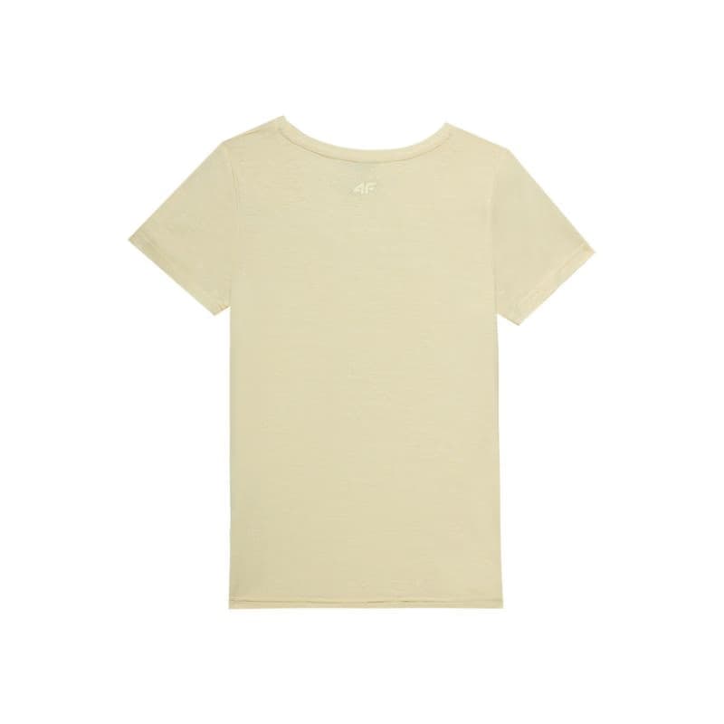 Dámske tričko s krátkym rukávom 4F TSHIRT-WSS24TTSHF1267-73S-LIGHT LEMON 6