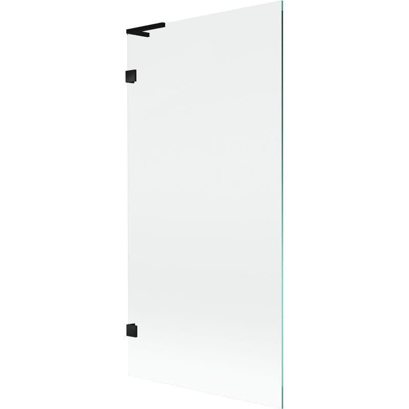 MEXEN/S - Lunar L vaňová zástena FIX 90 x 150, transparent, čierna 897L-090-000-70-00 1