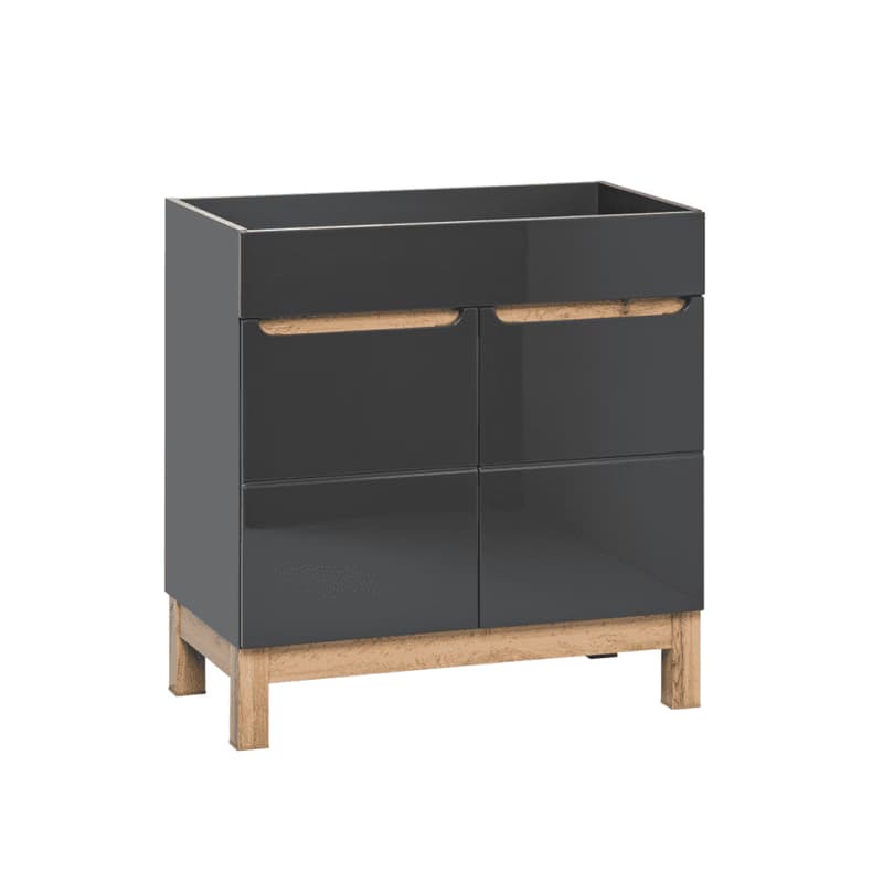 ArtCom Skrinka pod umývadlo BALI Grafit 820 | 60 cm 1