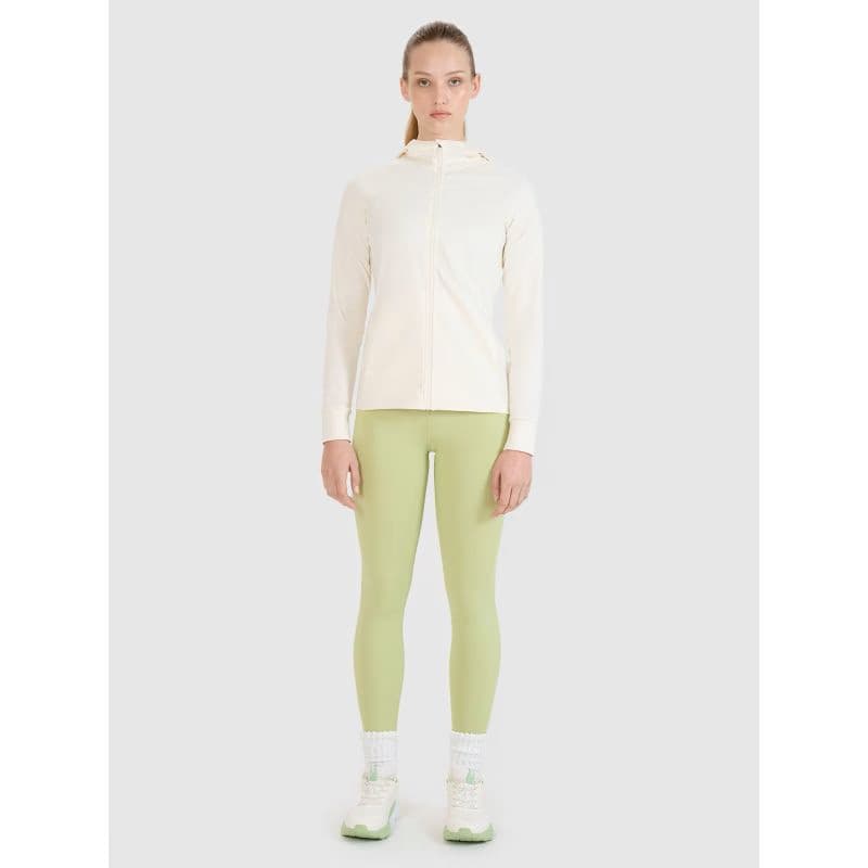 Dámska tréningová mikina so zipsom 4F SWEATSHIRT FNK F467-11S-OFF WHITE 4
